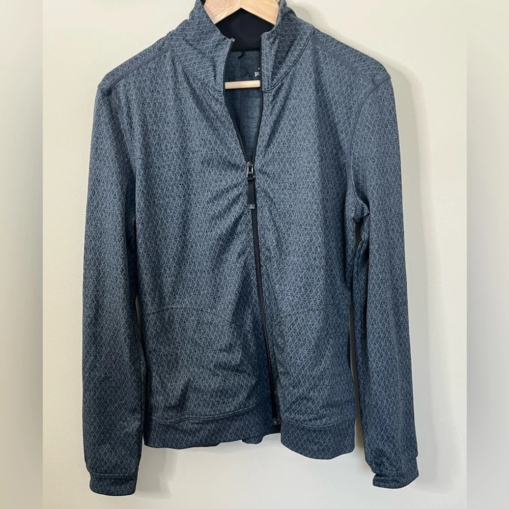 Prana Randa Jacket Size XL Full Zip Dark Gray Athletic